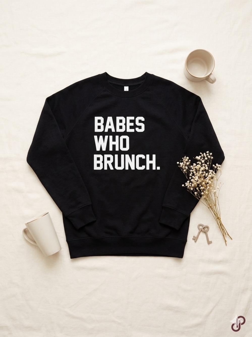 Brunette the Label Babes Who Brunch Crewneck Xs/S